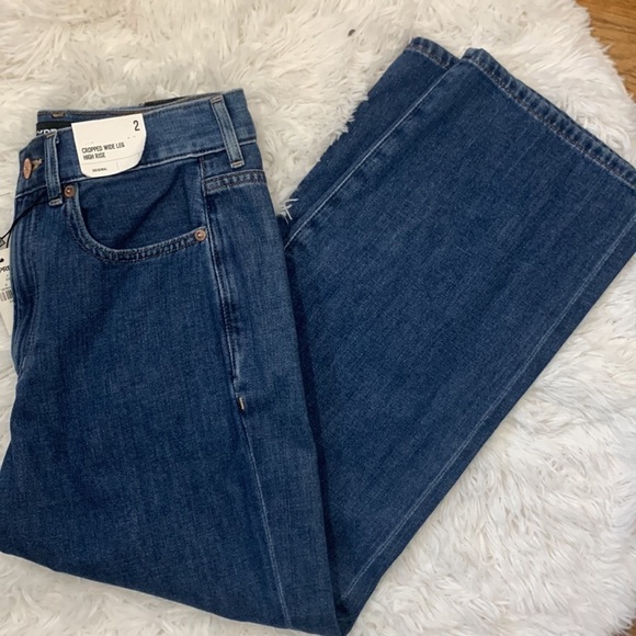 Express Wide Leg High Rise Jeans- NWT - Picture 9 of 13